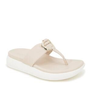 Kenneth Cole Thong-Toe Slide Sandal Size 8 Tina Crean Platform Cushioned New